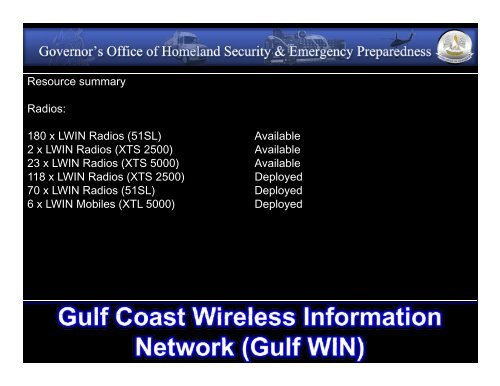 Louisiana Wireless Information Information Network Network