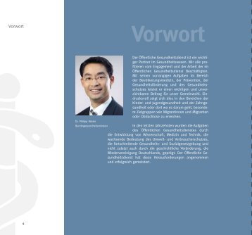 Vorwort (Gesundheitsminister Dr. Philipp RÃ¶sler)