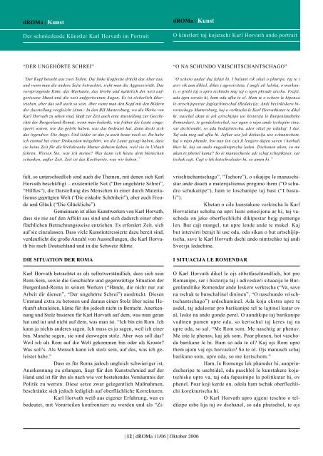 Download d|ROM|a 11, Oktober 2006 als PDF - Roma-Service