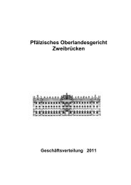 Pfälzisches Oberlandesgericht Zweibrücken