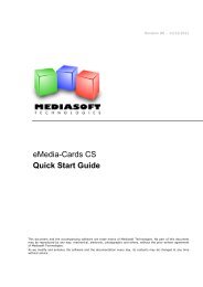 eMedia-Cards CS Quick Start Guide - Kartendrucker