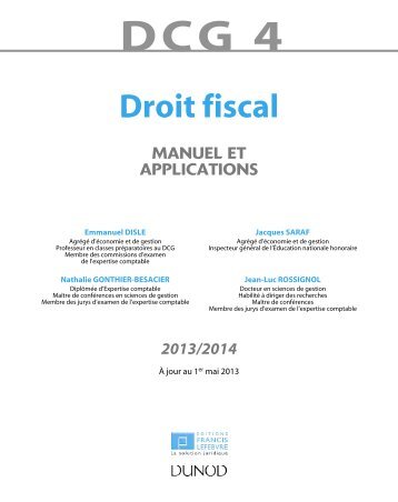 Droit fiscal - Dunod