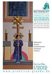 DAS SENFBLATT - Evangelische Kirchengemeinde Kaiserswerth