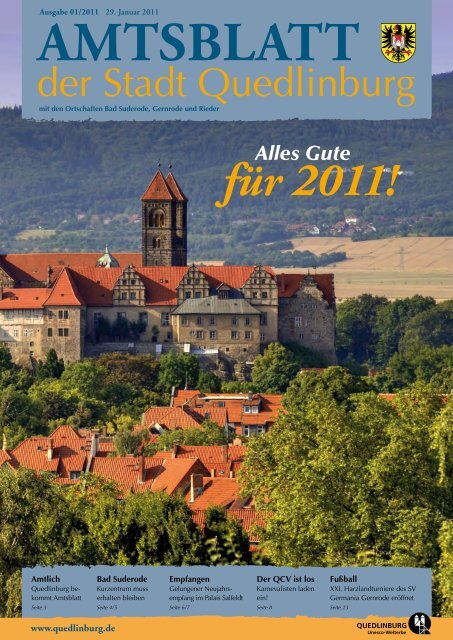 für 2011! Alles Gute - Quedlinburg