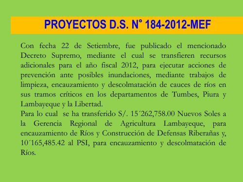 Diapositiva 1 - Proyecto de Seguros para la adaptaciÃ³n al cambio ...