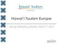 Hawai'i Tourism Europe - Hawaii Tourism Authority