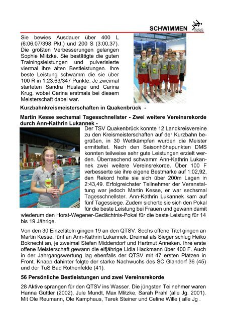 Quakenbrücker Turn- und Sportverein - QTSV