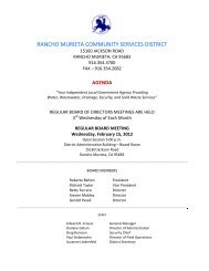 Packets - Rancho Murieta Community Services