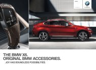 THE BMW X6. ORIGINAL BMW ACCESSORIES.