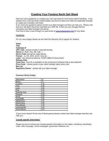 Creating Your Fontana North Sell Sheet