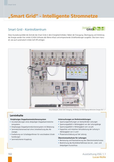 Trainingssysteme für die Elektrische ... - Lucas-Nülle Lehr