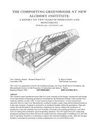 the composting greenhouse at new alchemy institute - Build It Solar