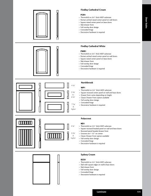Evana White Door Styles E