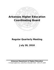 Arkansas Higher Education Coordinating Board