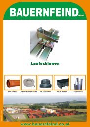 Laufschienen - Bauernfeind GmbH