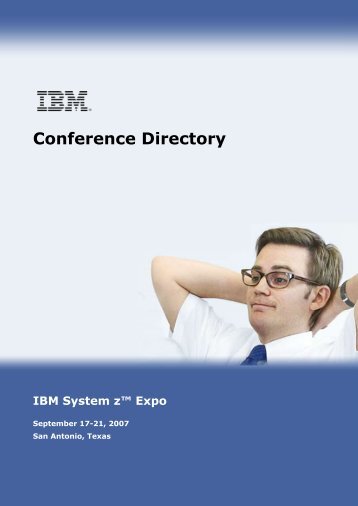 Conference directory and abstracts - z/VM - IBM
