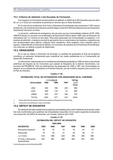 15. El Personal Docente - OEI