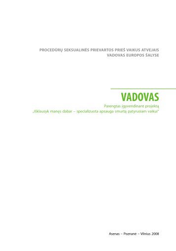 VADOVAS - Paramos vaikams centras