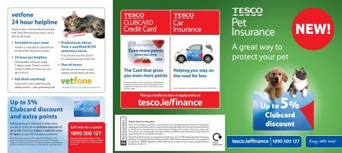 Pet Insurance - Tesco