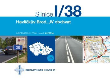 Silnice I/38 HavlÃ­ÄkÅ¯v Brod, JV obchvat - ÅeditelstvÃ­ silnic a dÃ¡lnic