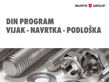 DIN PROGRAM VIJAK - NAVRTKA - PODLOÃ…Â KA - Wurth