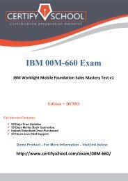 IBM 00M-660 Exam