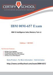 IBM 00M-657 Exam