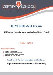 IBM 00M-664 Exam