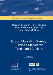 Export Marketing Survey: German Market for Textile and Clothing