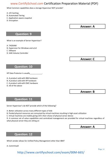 IBM 00M-665 Exam