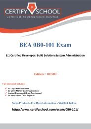 BEA 0B0-101 Exam