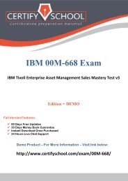 IBM 00M-668 Exam