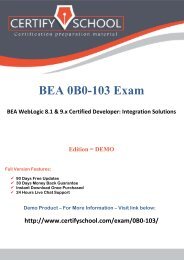 BEA 0B0-103 Exam