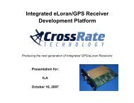 Integrated eLoran/GPS Receiver Development Platform