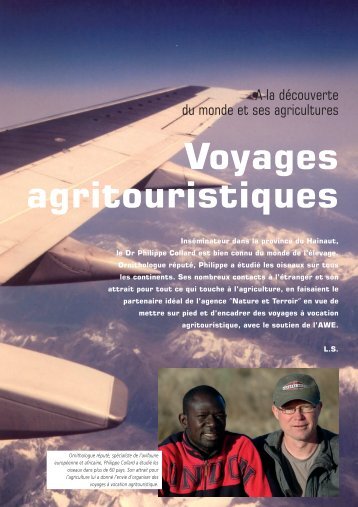Voyages agritouristiques - Association Wallonne de l'Elevage