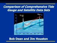 Comparison of Comprehensive Tide Gauge and Satellite ... - fsbpa