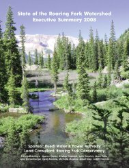 Executive Summary of the 2008 State of the Watershed Report