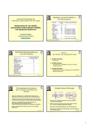 Medikamente für den  Notfall, insbesondere ... - Heinfried H. Radeke