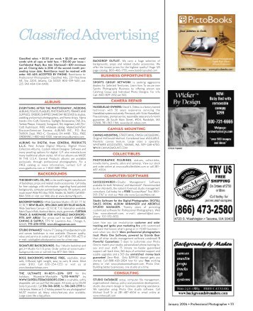 Advertising - Professional Photographer Magazine