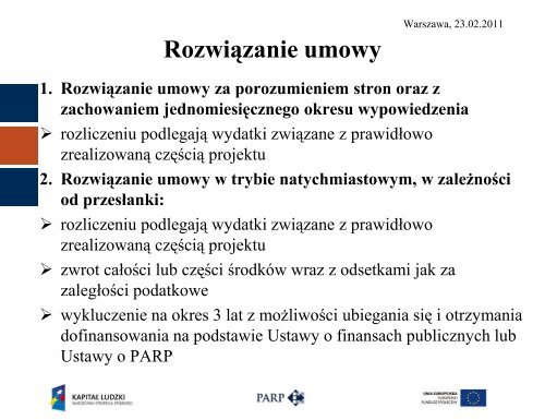 Kontrola realizacji projektu - Polska Agencja Rozwoju ...