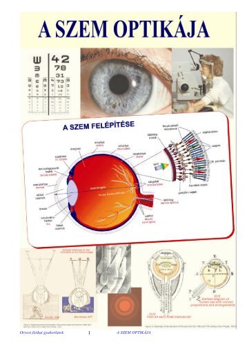 Orvosi fizikai gyakorlatok A SZEM OPTIKÃJA