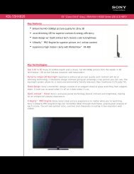 KDL-55HX820 - Quality TV Sales and Service