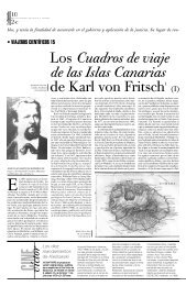 Los Cuadros de viaje de las Islas Canarias de Karl von Fritsch