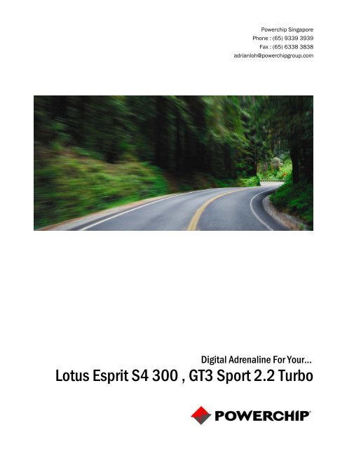 Lotus Esprit S4 300 , GT3 Sport 2.2 Turbo