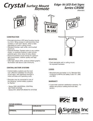 Series CRSRE-6.cdr - Signtex