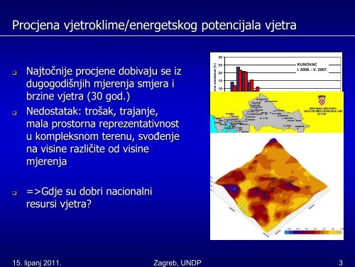 Klimatske informacije i obnovljivi izvori energije: Energija vjetra