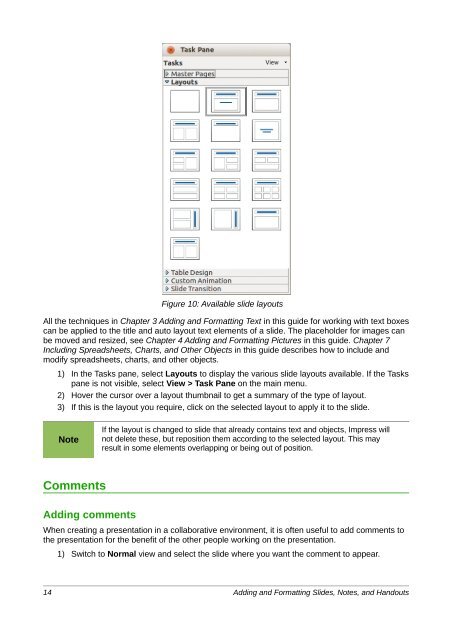 Adding and Formatting Slides, Notes, and Handouts