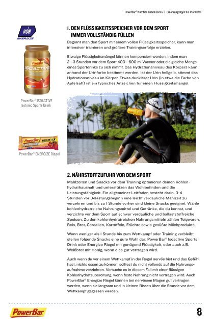 PowerBar Nutrition Coach Triathlon