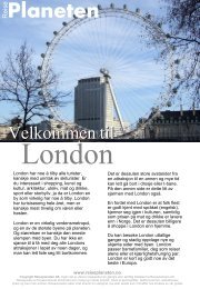 Reiseplanetens guide til London