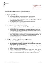 Ablauf GrÃ¼ndungsversammlung - Jugend Zukunft Vielfalt